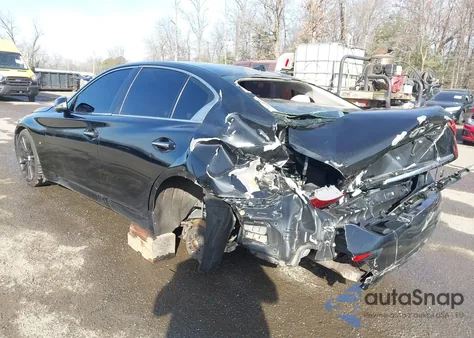 2015 Infiniti Q50 Premium from USA, damaged, VIN JN1BV7ARXFM407814